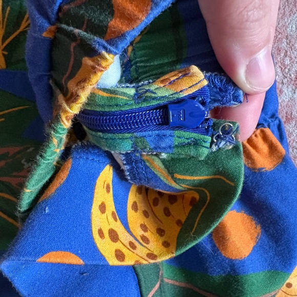 Farm Rio Anthropologie Ruched Banana Mini Skirt XXS - Picture 6 of 6